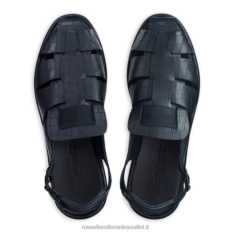 Marina Militare V0V4J530 uomini Russell And Bromley sandalo punta chiusa fibbia san cono