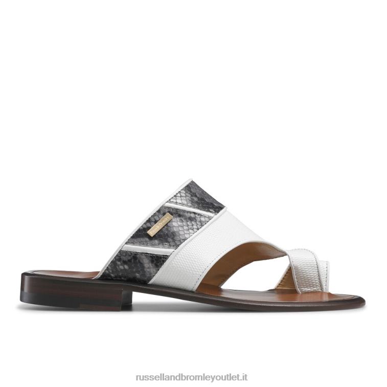 bianco V0V4J540 uomini Russell And Bromley sandalo open toe barolo