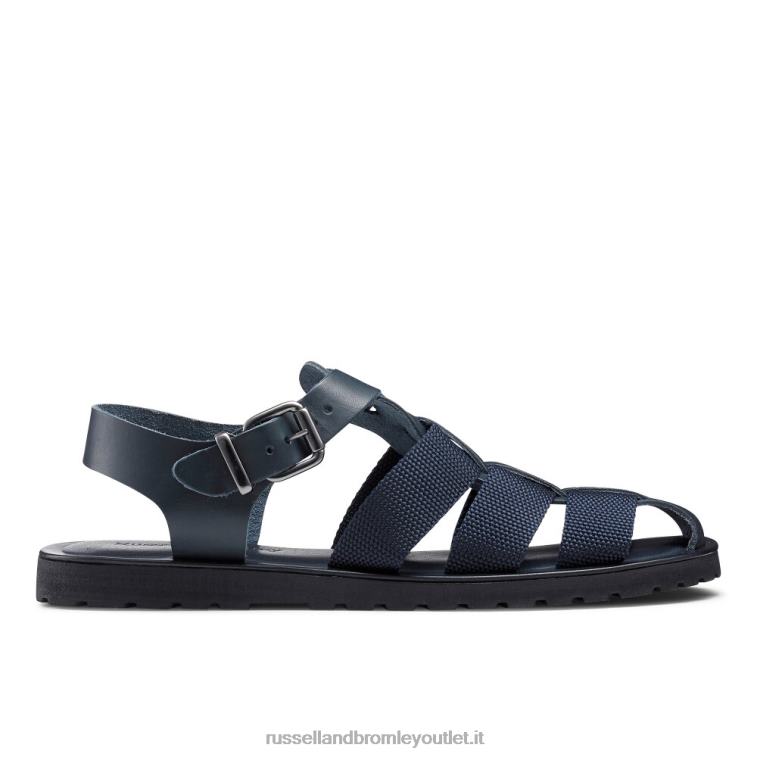 blu V0V4J531 uomini Russell And Bromley fab fisher pescatore in tessuto con fibbia