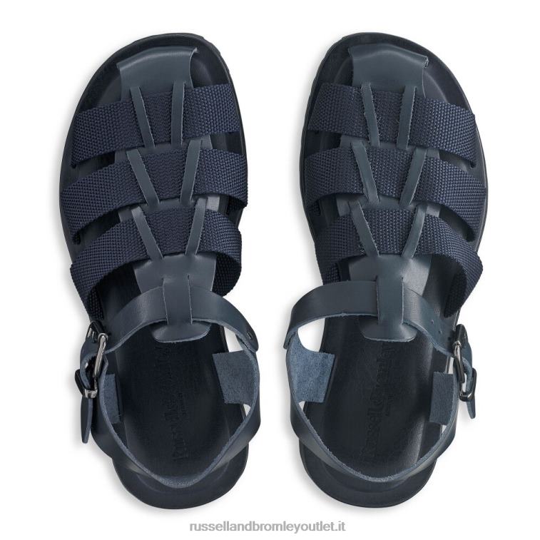 blu V0V4J531 uomini Russell And Bromley fab fisher pescatore in tessuto con fibbia
