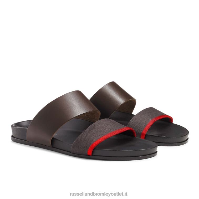 marrone V0V4J507 uomini Russell And Bromley sandalo plantare linea fab