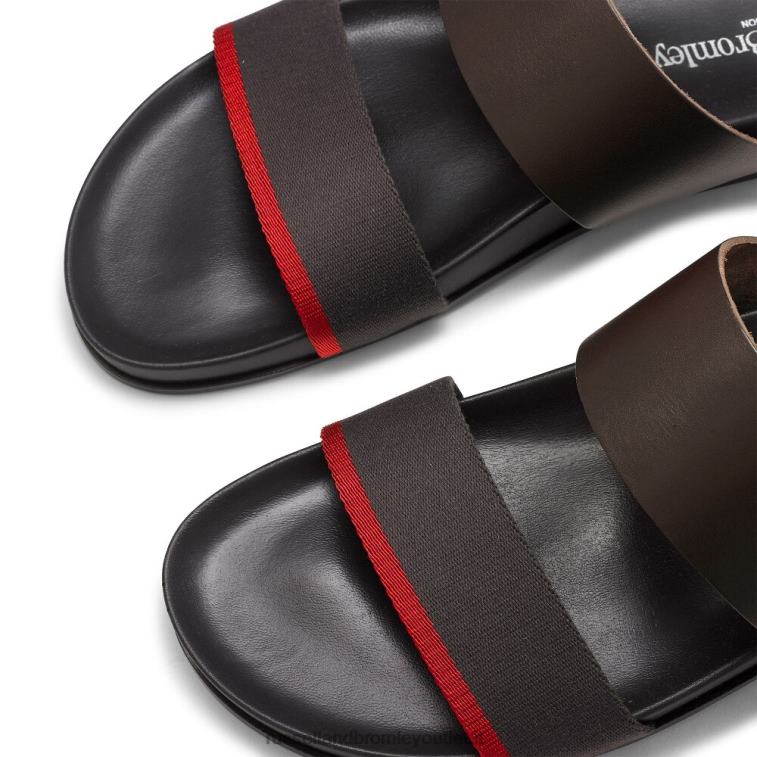 marrone V0V4J507 uomini Russell And Bromley sandalo plantare linea fab