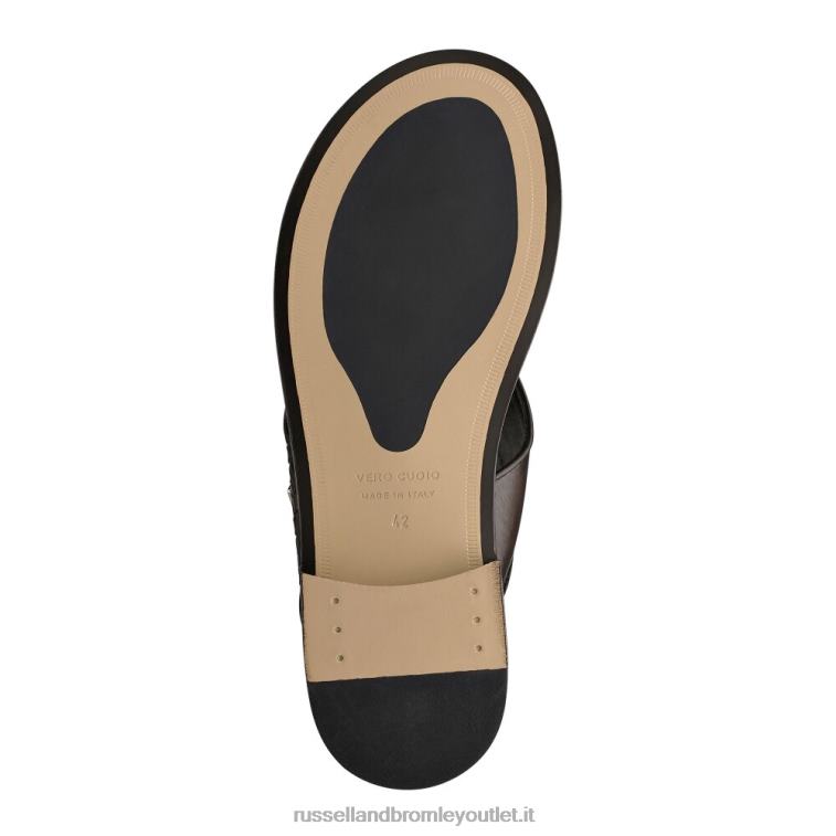 marrone V0V4J539 uomini Russell And Bromley sandalo a punta araba