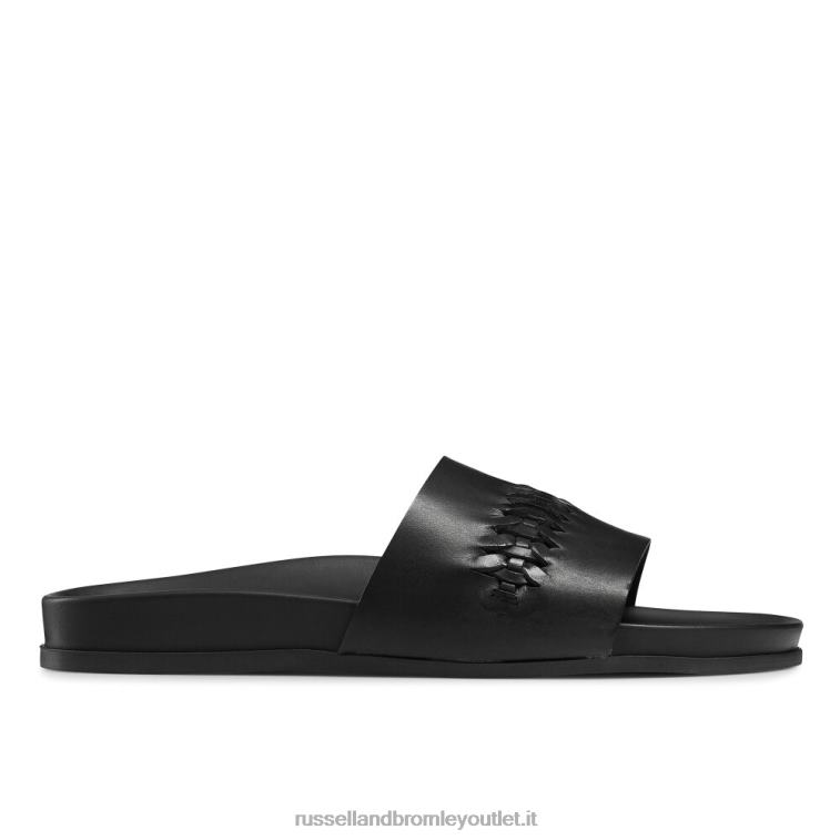 nero V0V4J503 uomini Russell And Bromley cursore del dettaglio del tessuto scorrevole