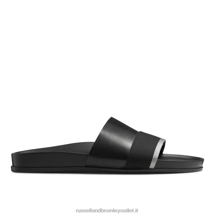 nero V0V4J505 uomini Russell And Bromley favoloso sandalo scorrevole