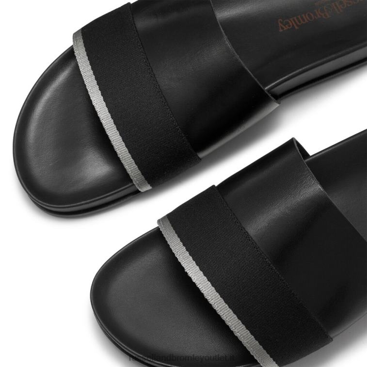 nero V0V4J505 uomini Russell And Bromley favoloso sandalo scorrevole