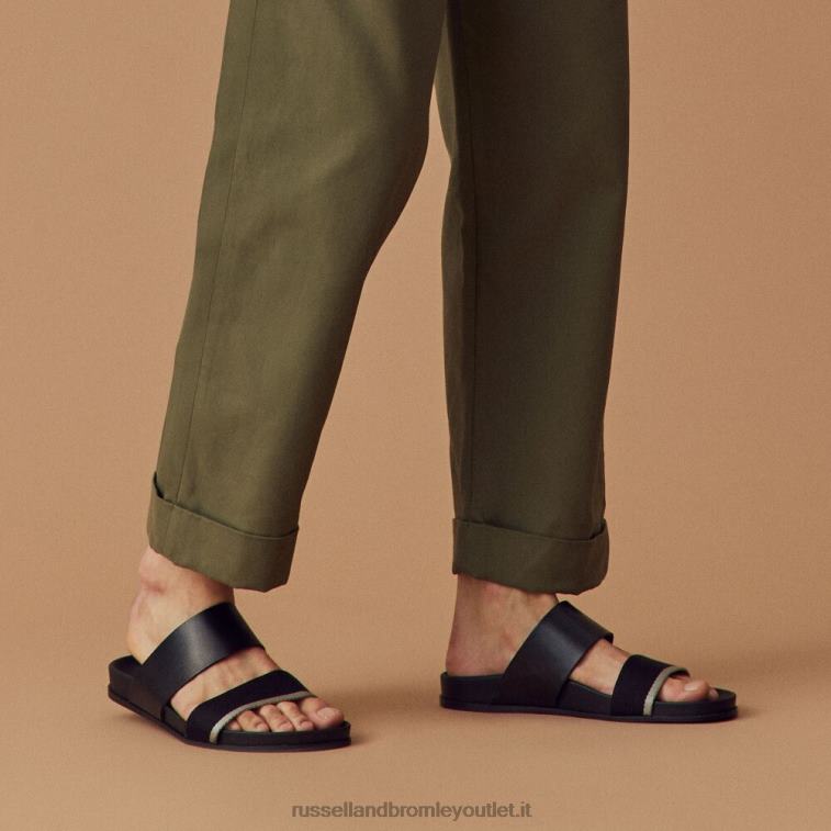 nero V0V4J506 uomini Russell And Bromley sandalo plantare linea fab