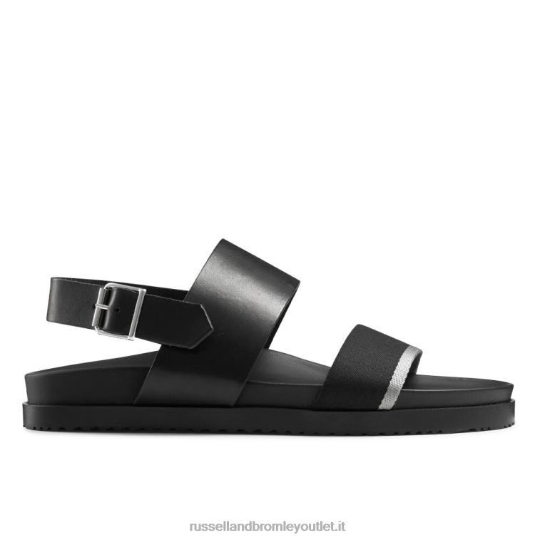 nero V0V4J512 uomini Russell And Bromley favolosi sandali con cinturino posteriore