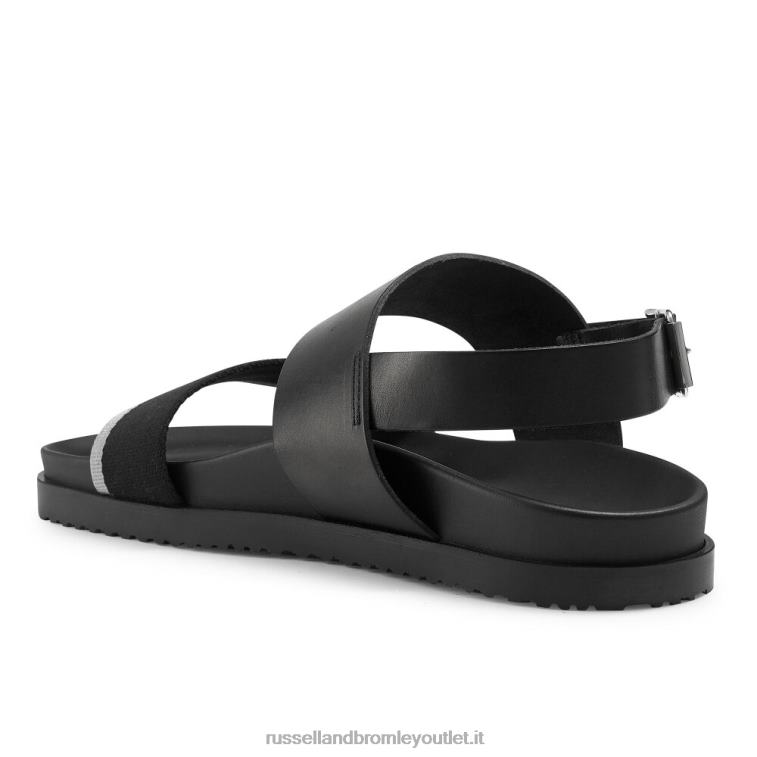 nero V0V4J512 uomini Russell And Bromley favolosi sandali con cinturino posteriore