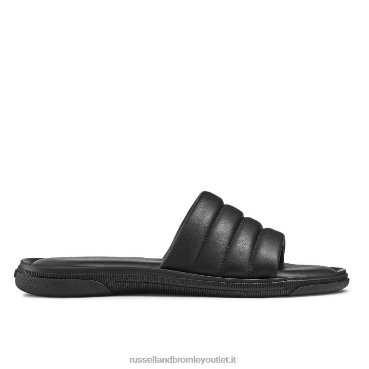 nero V0V4J515 uomini Russell And Bromley sandalo scorrevole di lusso