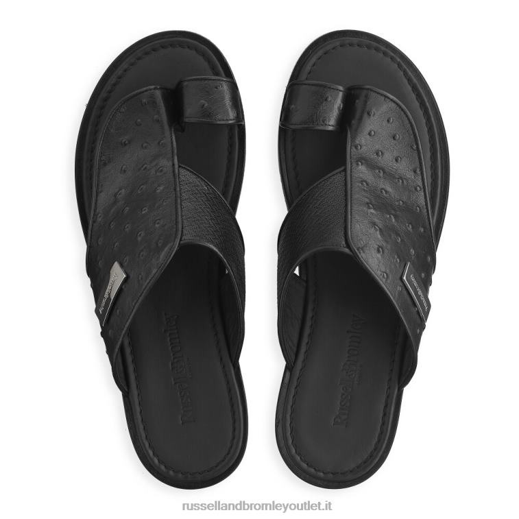 nero V0V4J535 uomini Russell And Bromley sandalo a punta araba