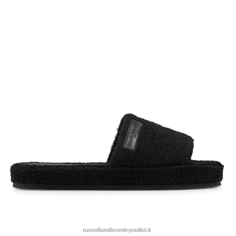 nero V0V4J547 uomini Russell And Bromley ciabatta in spugna Ricco