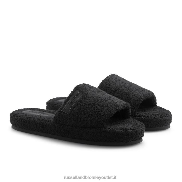nero V0V4J547 uomini Russell And Bromley ciabatta in spugna Ricco