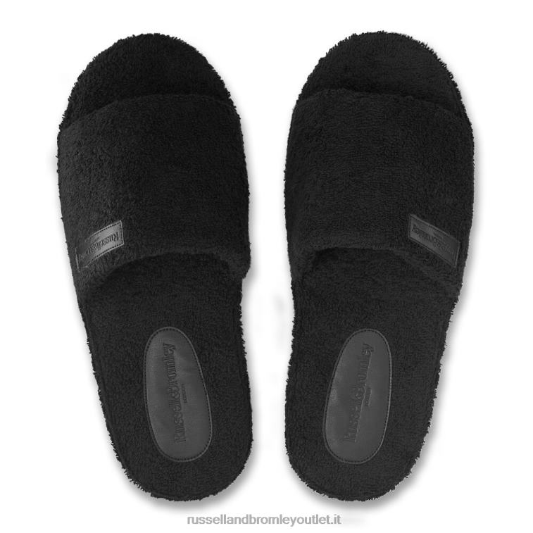 nero V0V4J547 uomini Russell And Bromley ciabatta in spugna Ricco