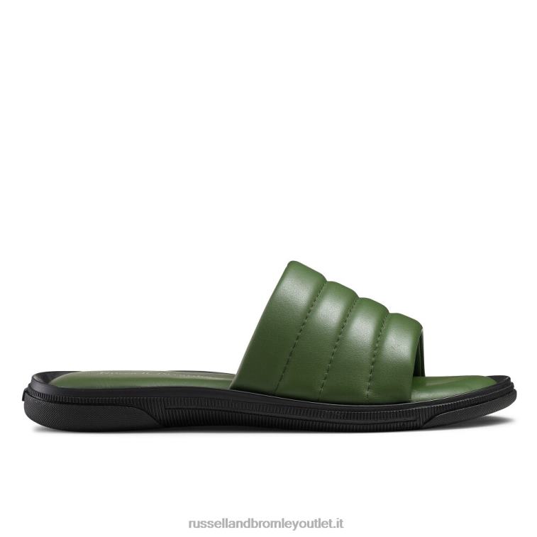 verde V0V4J516 uomini Russell And Bromley sandalo scorrevole di lusso