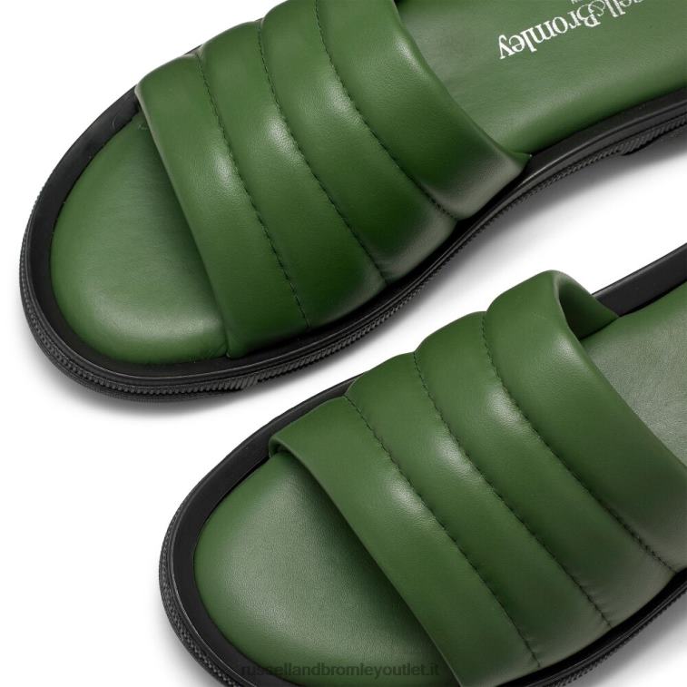 verde V0V4J516 uomini Russell And Bromley sandalo scorrevole di lusso