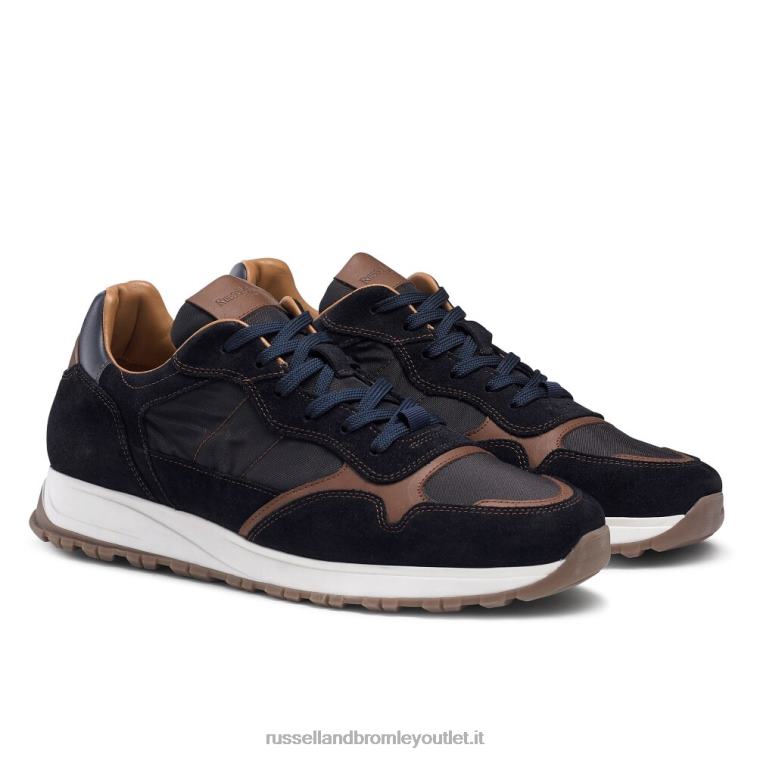 Marina Militare V0V4J469 uomini Russell And Bromley runner in pizzo oxford rannoch
