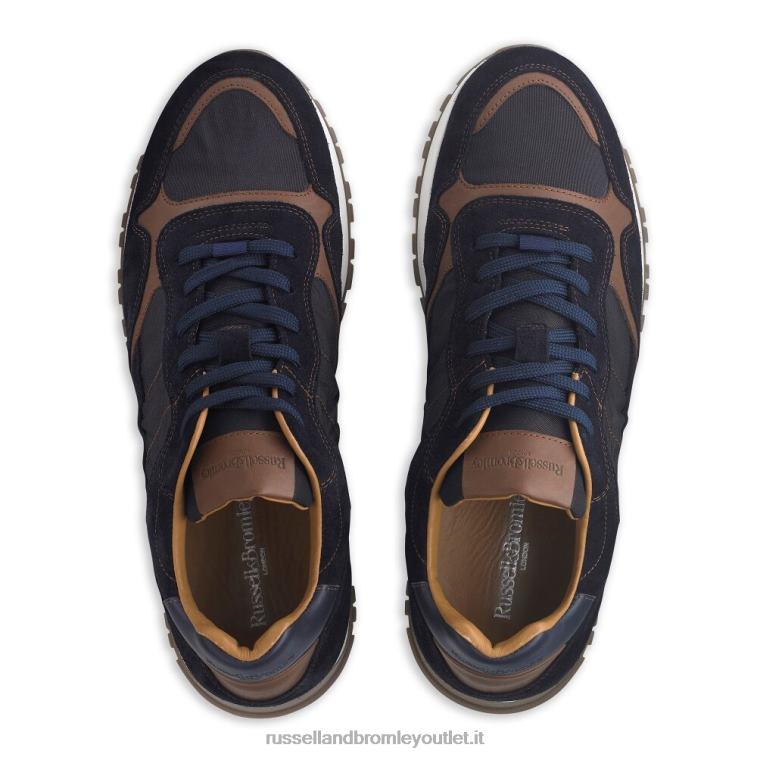 Marina Militare V0V4J469 uomini Russell And Bromley runner in pizzo oxford rannoch