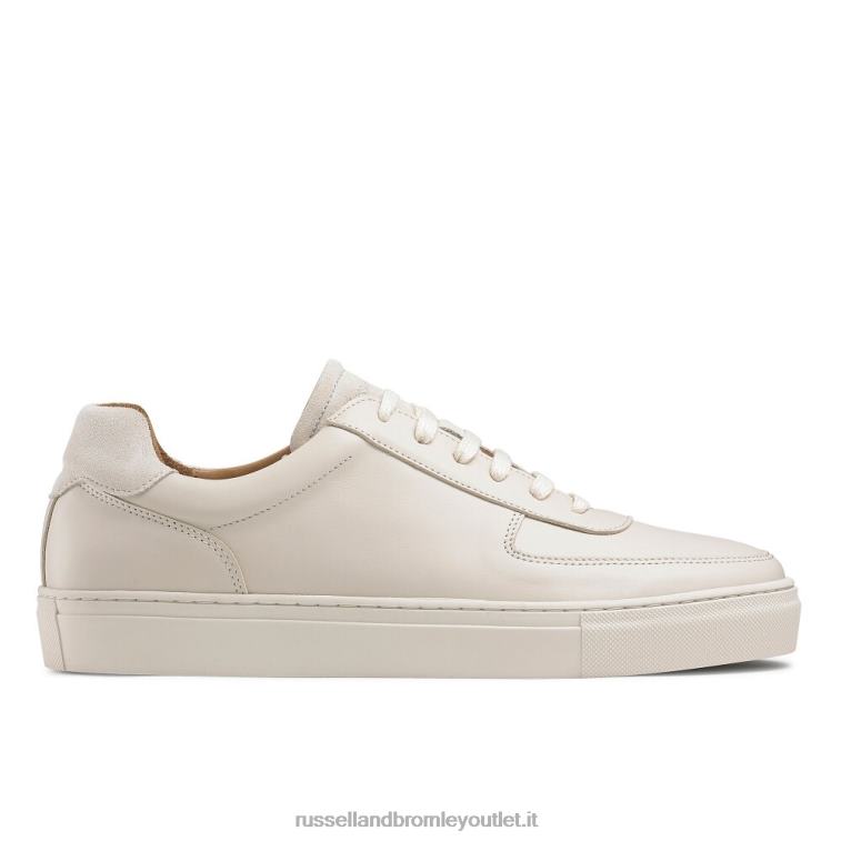 avorio V0V4J441 uomini Russell And Bromley sneaker con lacci outfield