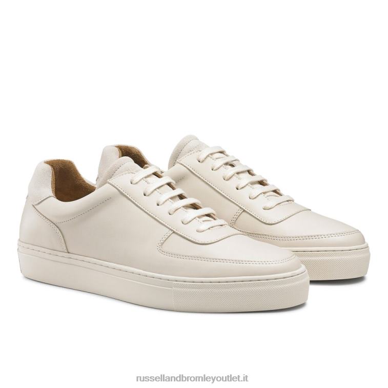 avorio V0V4J441 uomini Russell And Bromley sneaker con lacci outfield