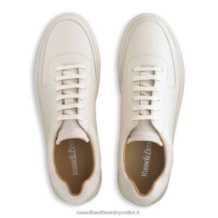 avorio V0V4J441 uomini Russell And Bromley sneaker con lacci outfield