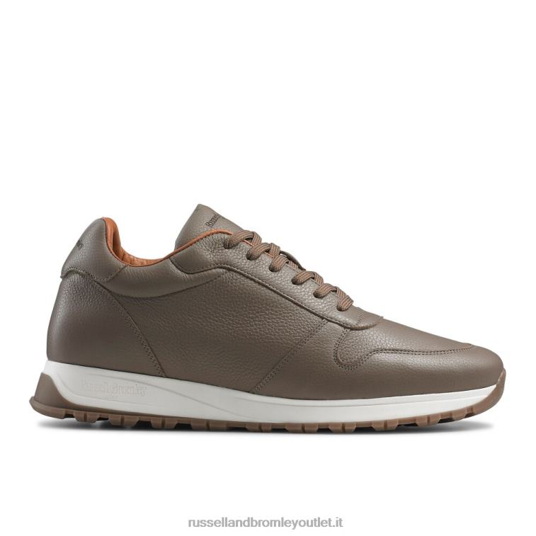 beige V0V4J450 uomini Russell And Bromley corridore stringato della passerella