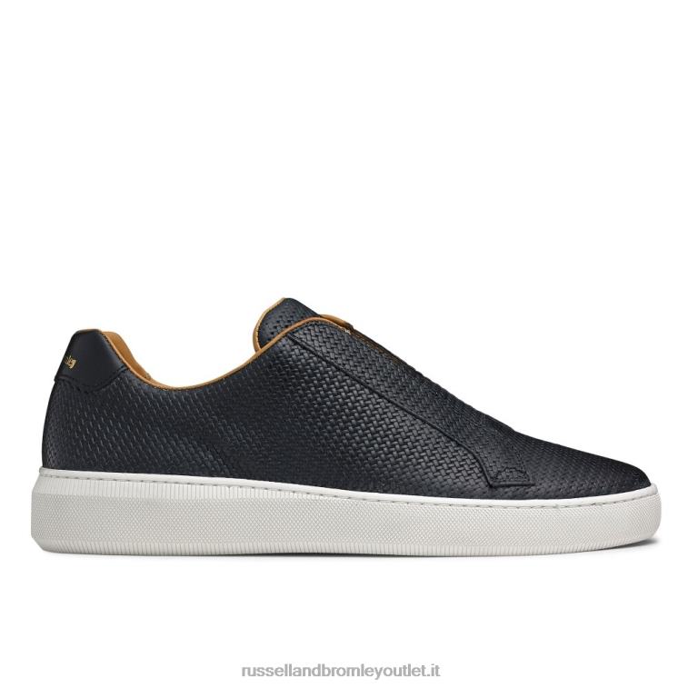 blu V0V4J429 uomini Russell And Bromley sneaker senza lacci clearway m