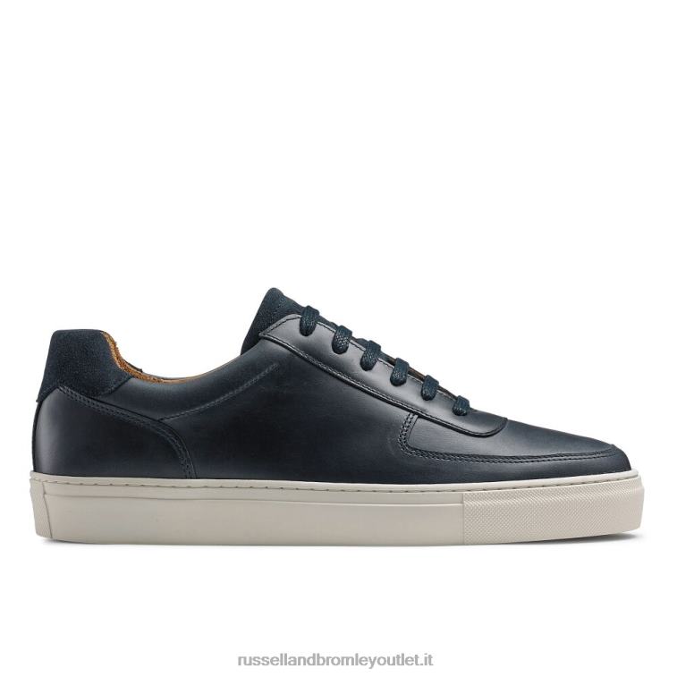 blu V0V4J452 uomini Russell And Bromley sneaker con lacci outfield