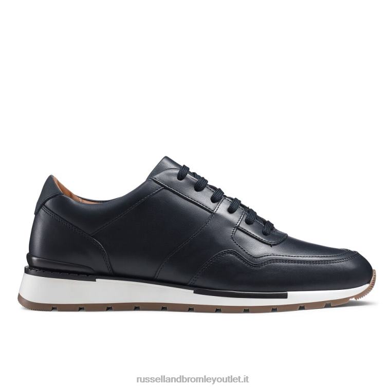 blu V0V4J462 uomini Russell And Bromley sneaker allacciata lomond
