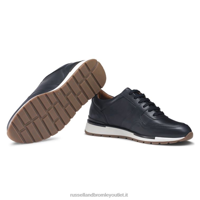 blu V0V4J462 uomini Russell And Bromley sneaker allacciata lomond