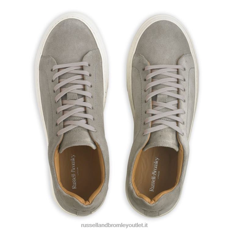 grigio V0V4J447 uomini Russell And Bromley sneaker di lusso fuori ritmo