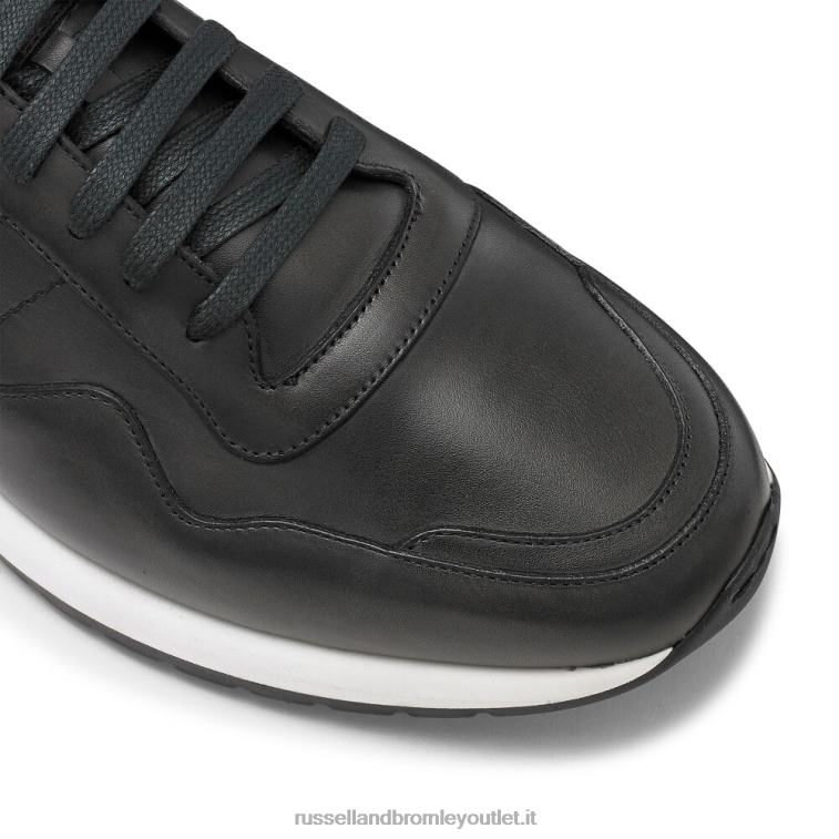 grigio V0V4J465 uomini Russell And Bromley sneaker stringata di lusso run time
