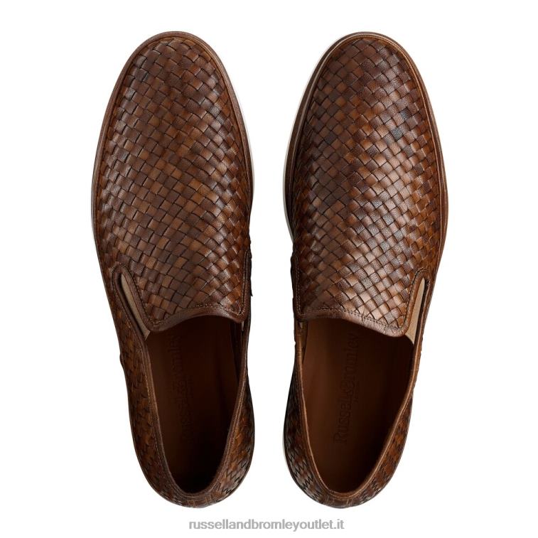 marrone V0V4J436 uomini Russell And Bromley sneaker sanmarino senza lacci