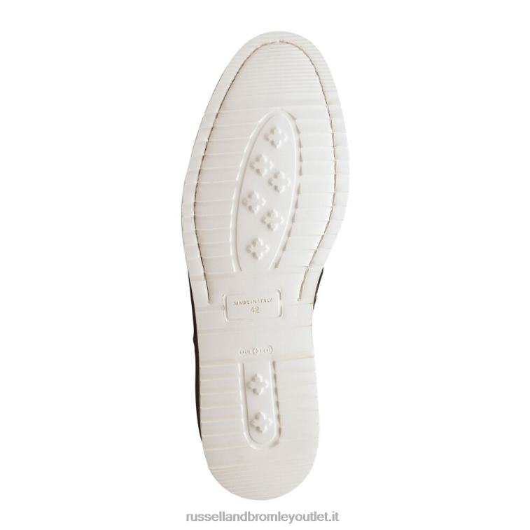 marrone V0V4J436 uomini Russell And Bromley sneaker sanmarino senza lacci