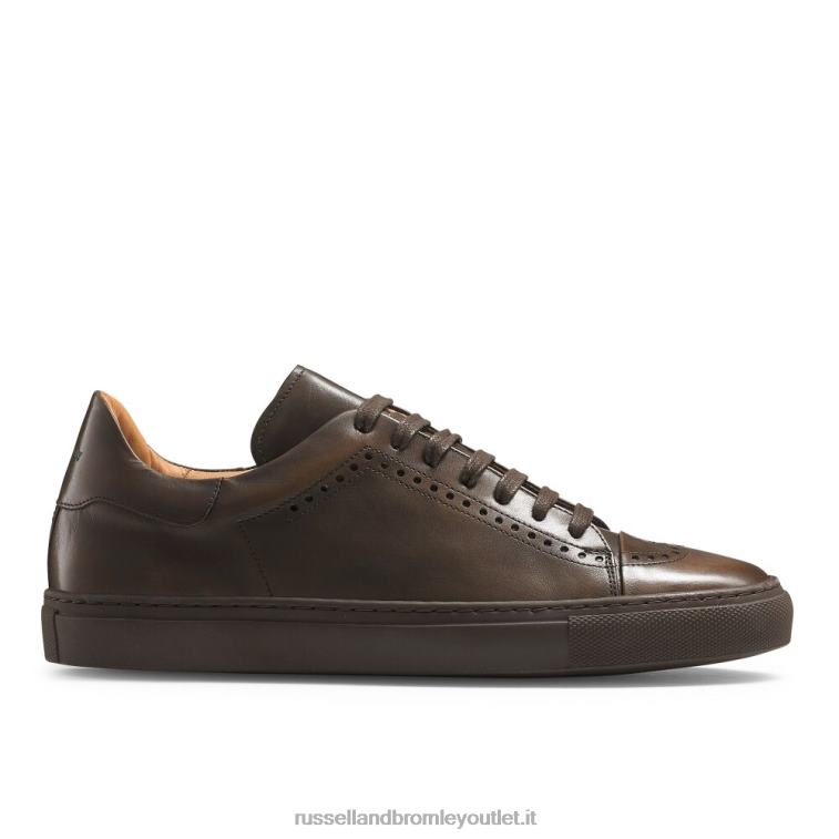marrone V0V4J471 uomini Russell And Bromley leggenda lo sneaker di lusso