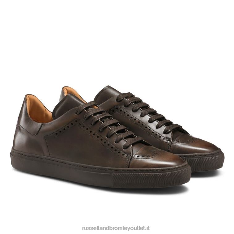 marrone V0V4J471 uomini Russell And Bromley leggenda lo sneaker di lusso