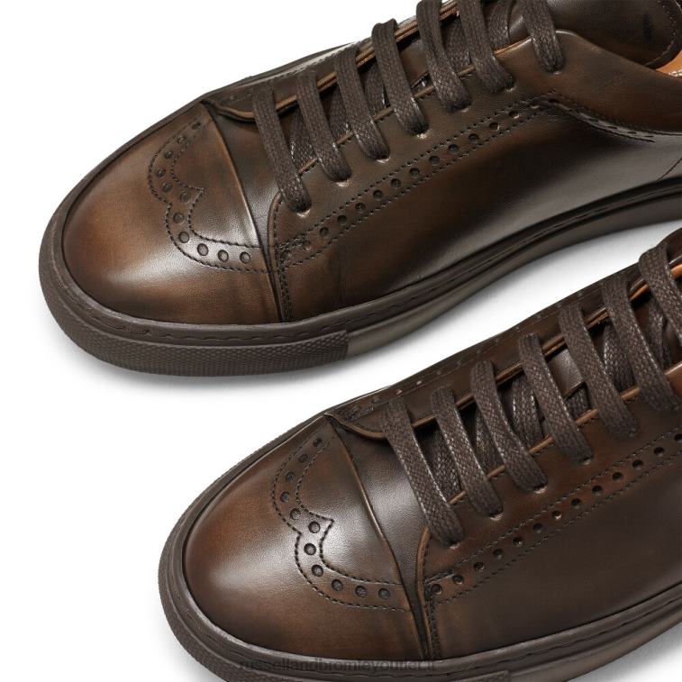 marrone V0V4J471 uomini Russell And Bromley leggenda lo sneaker di lusso