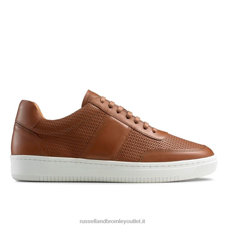 marrone V0V4J478 uomini Russell And Bromley sneaker bowery in pizzo oxford