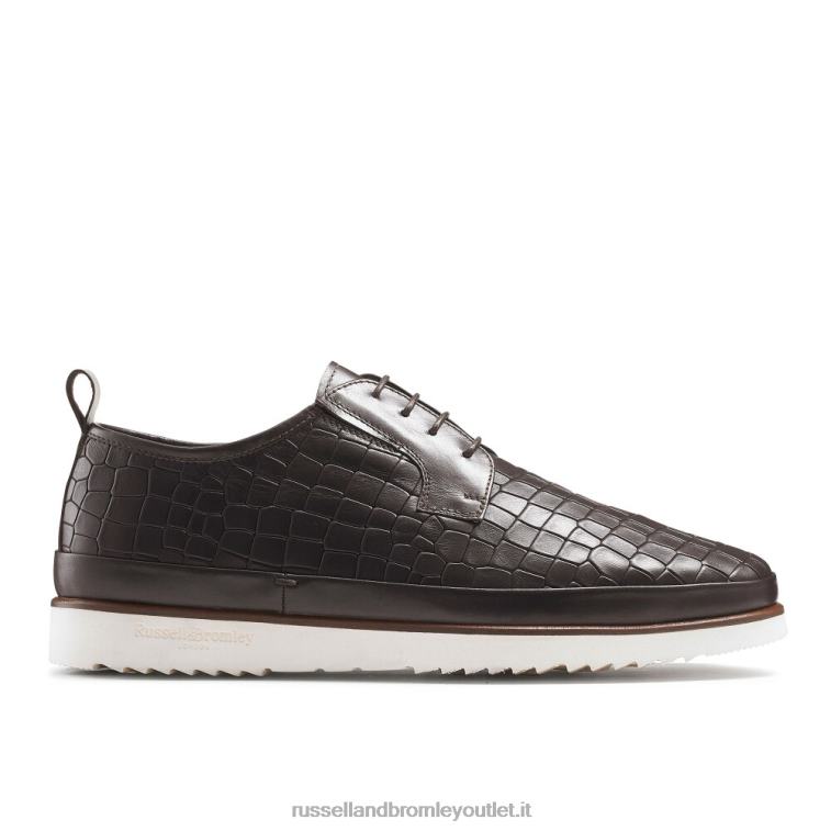 marrone V0V4J480 uomini Russell And Bromley sneaker san carlo derby ibrida in pizzo