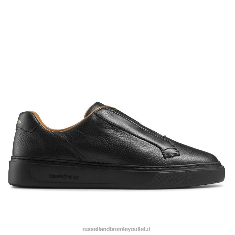 nero V0V4J424 uomini Russell And Bromley sneaker slipway senza lacci