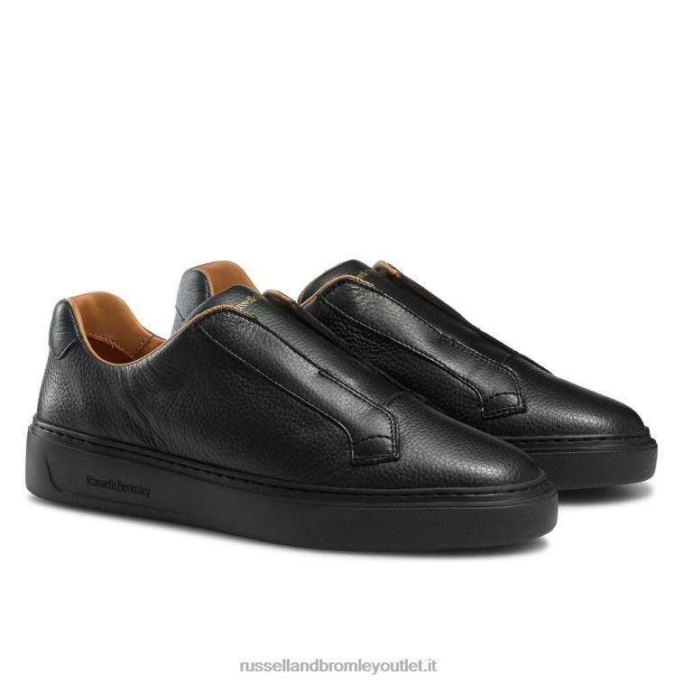 nero V0V4J424 uomini Russell And Bromley sneaker slipway senza lacci