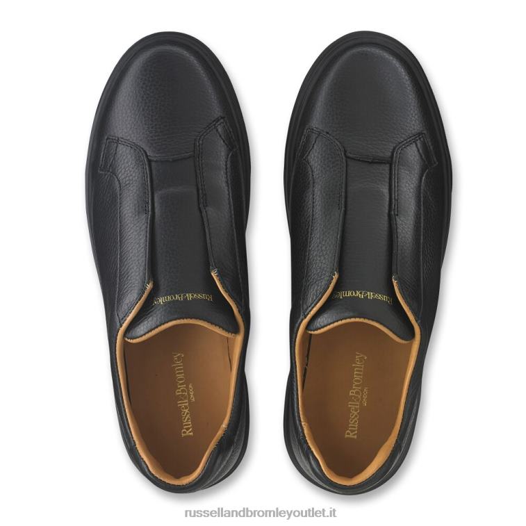 nero V0V4J424 uomini Russell And Bromley sneaker slipway senza lacci