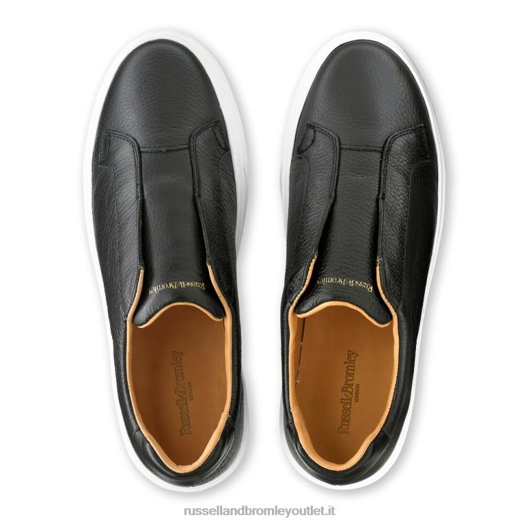 nero V0V4J427 uomini Russell And Bromley sneaker slipway senza lacci