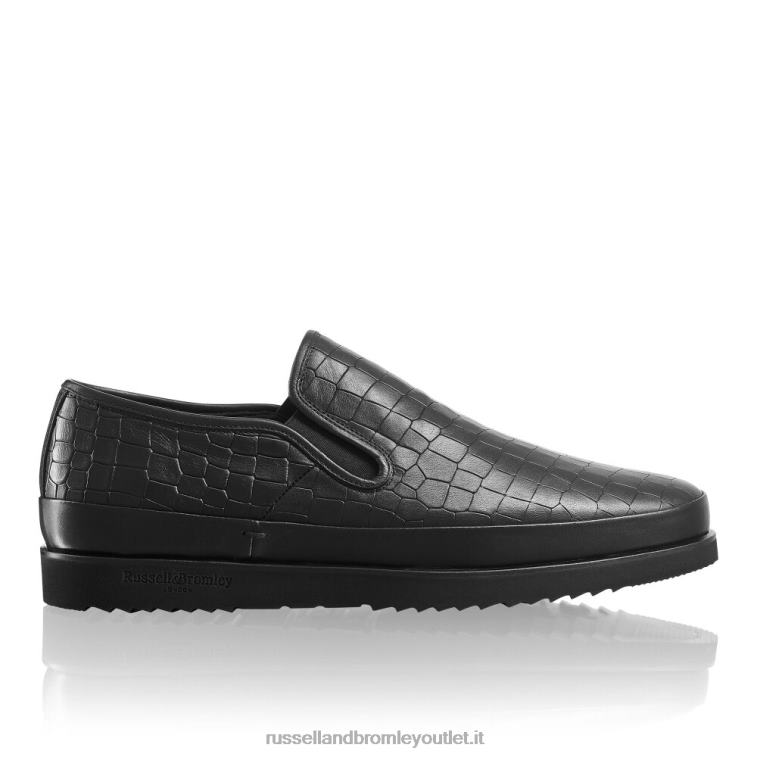nero V0V4J433 uomini Russell And Bromley sneaker sanmarino senza lacci