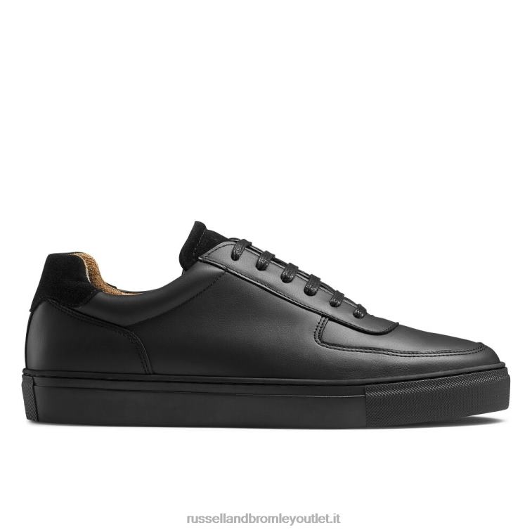 nero V0V4J443 uomini Russell And Bromley sneaker con lacci outfield