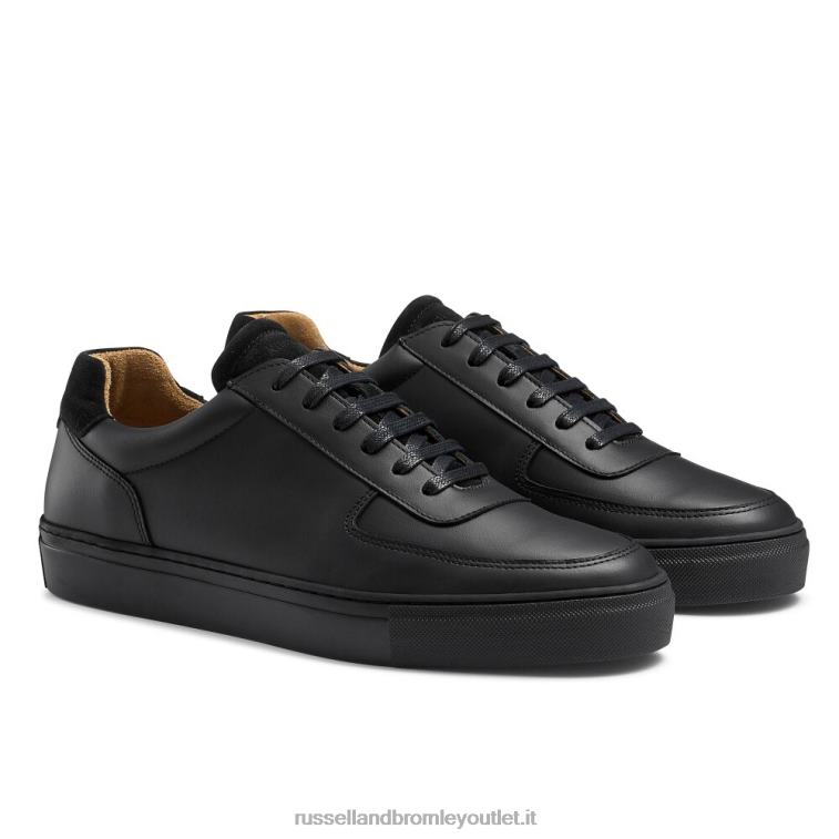 nero V0V4J443 uomini Russell And Bromley sneaker con lacci outfield