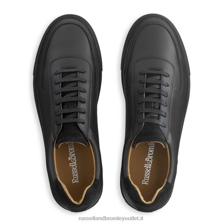 nero V0V4J443 uomini Russell And Bromley sneaker con lacci outfield