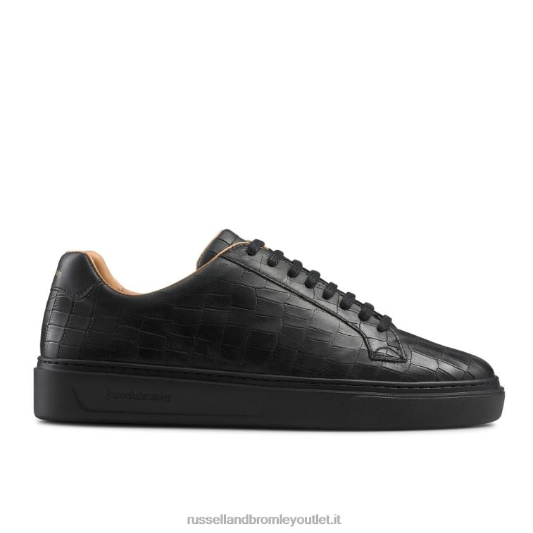 nero V0V4J449 uomini Russell And Bromley sneaker con lacci laceway
