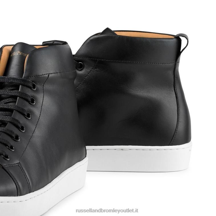 nero V0V4J456 uomini Russell And Bromley sneaker alta park hi m