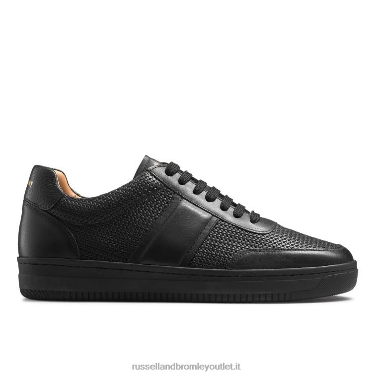 nero V0V4J468 uomini Russell And Bromley sneaker bowery in pizzo oxford